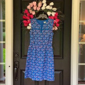 J Crew sz 2 blue dress like new condition